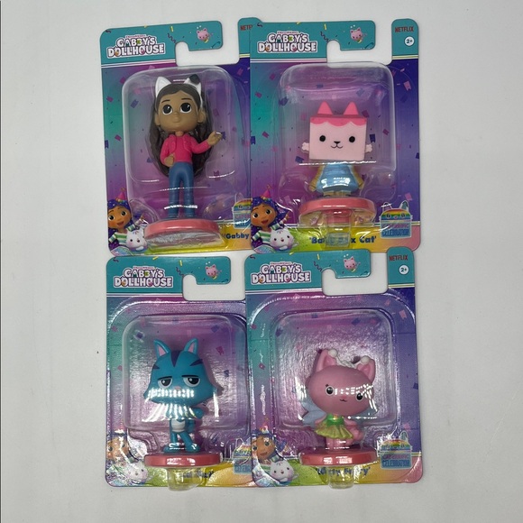 Gabby Dough Dollhouse Pink and Teal Cat Playset - Picture 5 of 11